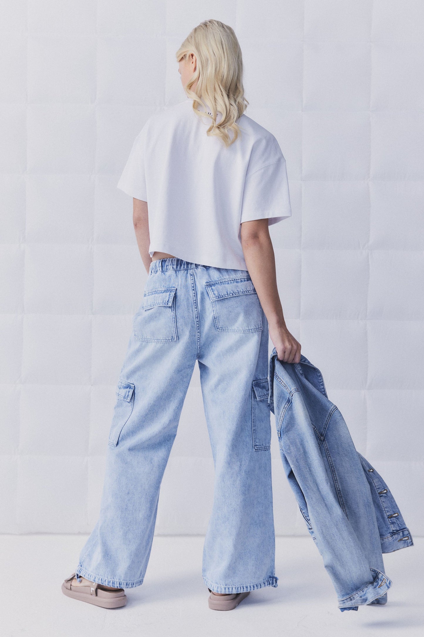 D-Luxe Denim Utility Jogger
