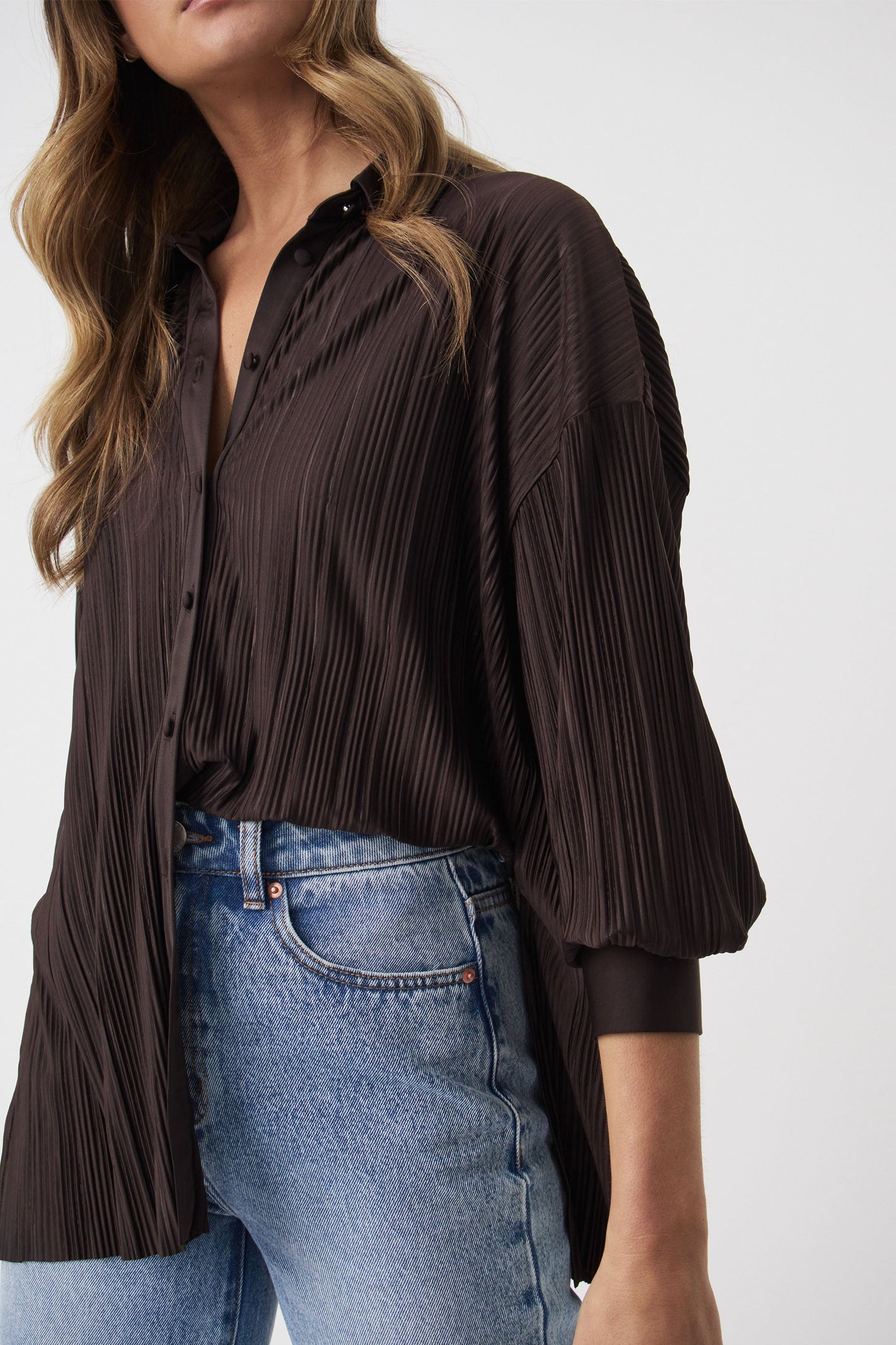 Stacey Plisse Shirt