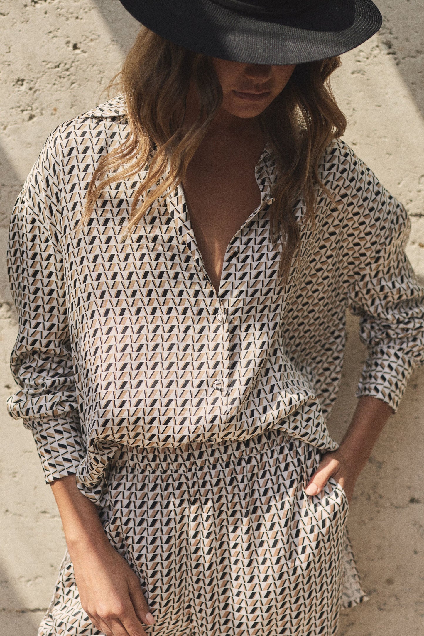 Demi Oversized Satin Shirt