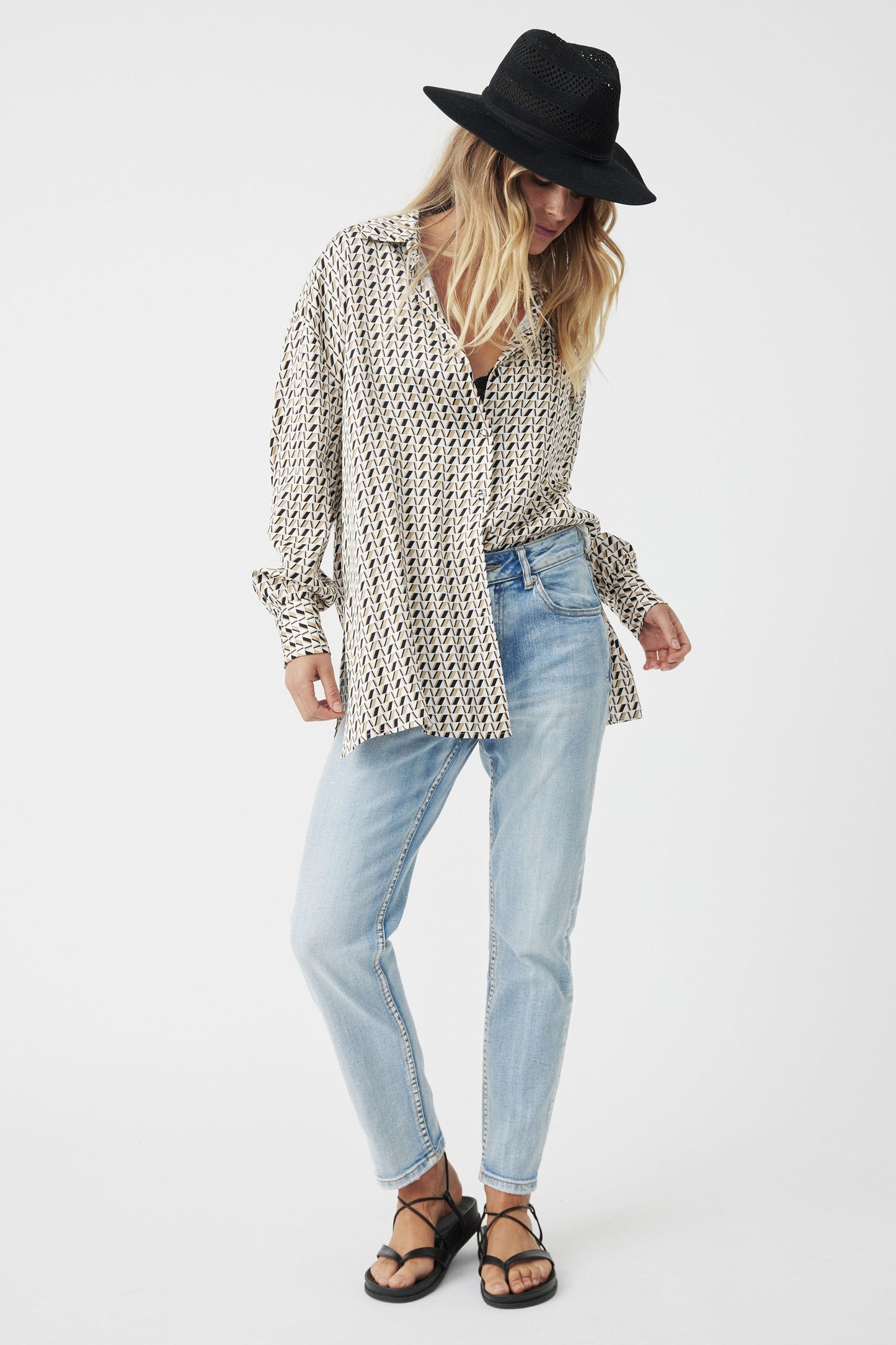 Demi Oversized Satin Shirt