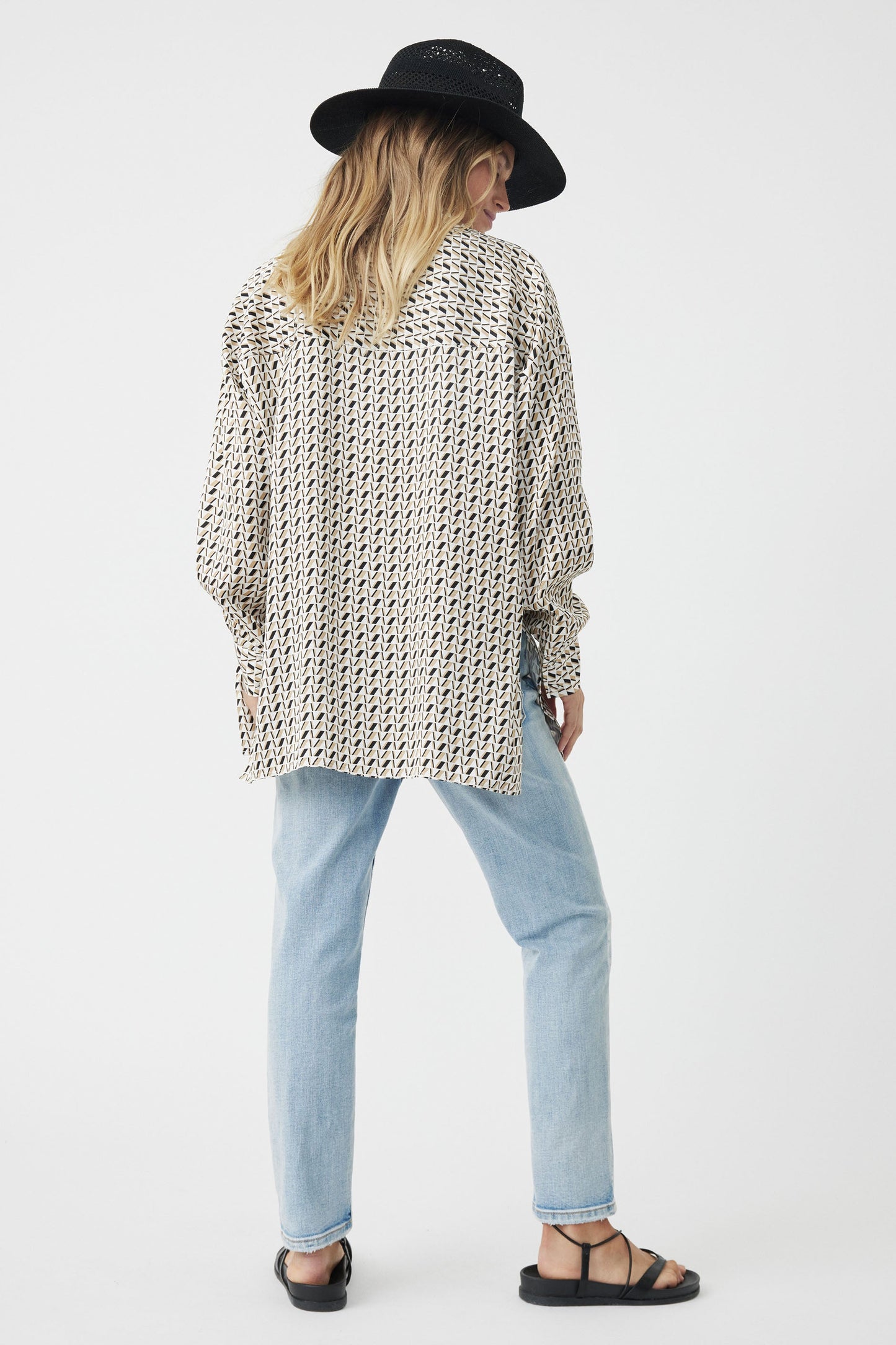 Demi Oversized Satin Shirt
