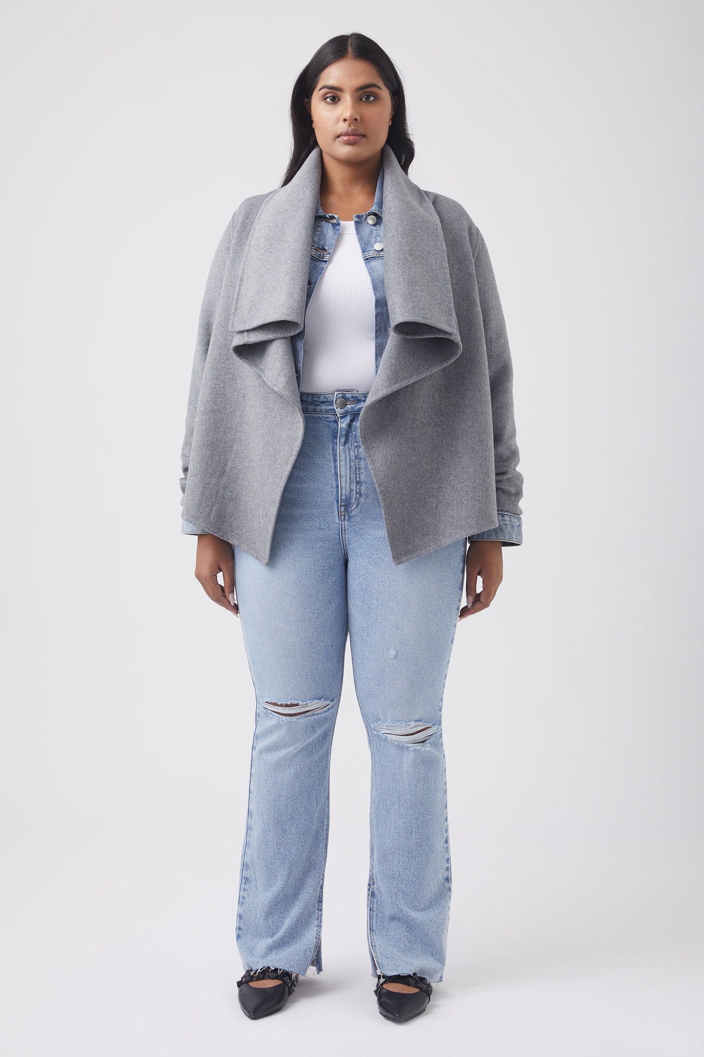 Selma Waterfall Collar Jacket