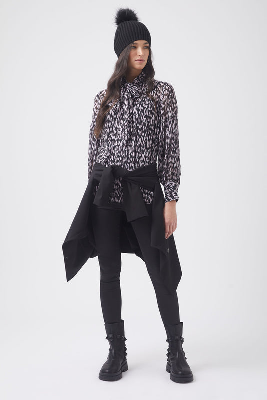 Pricilla Neck Tie Blouse