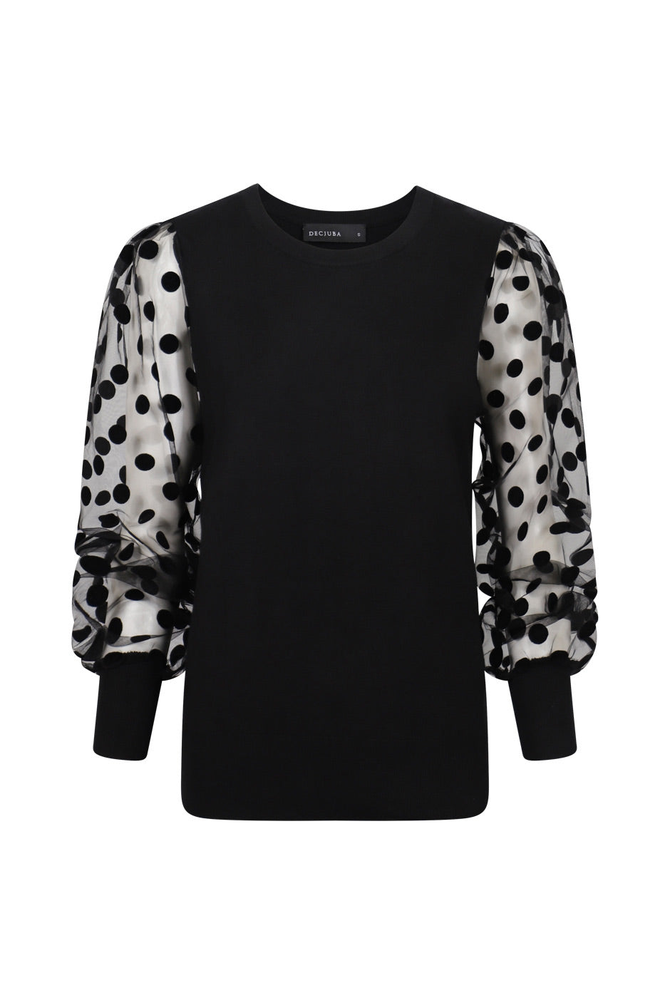 Josie Spot Sleeve Knit Top