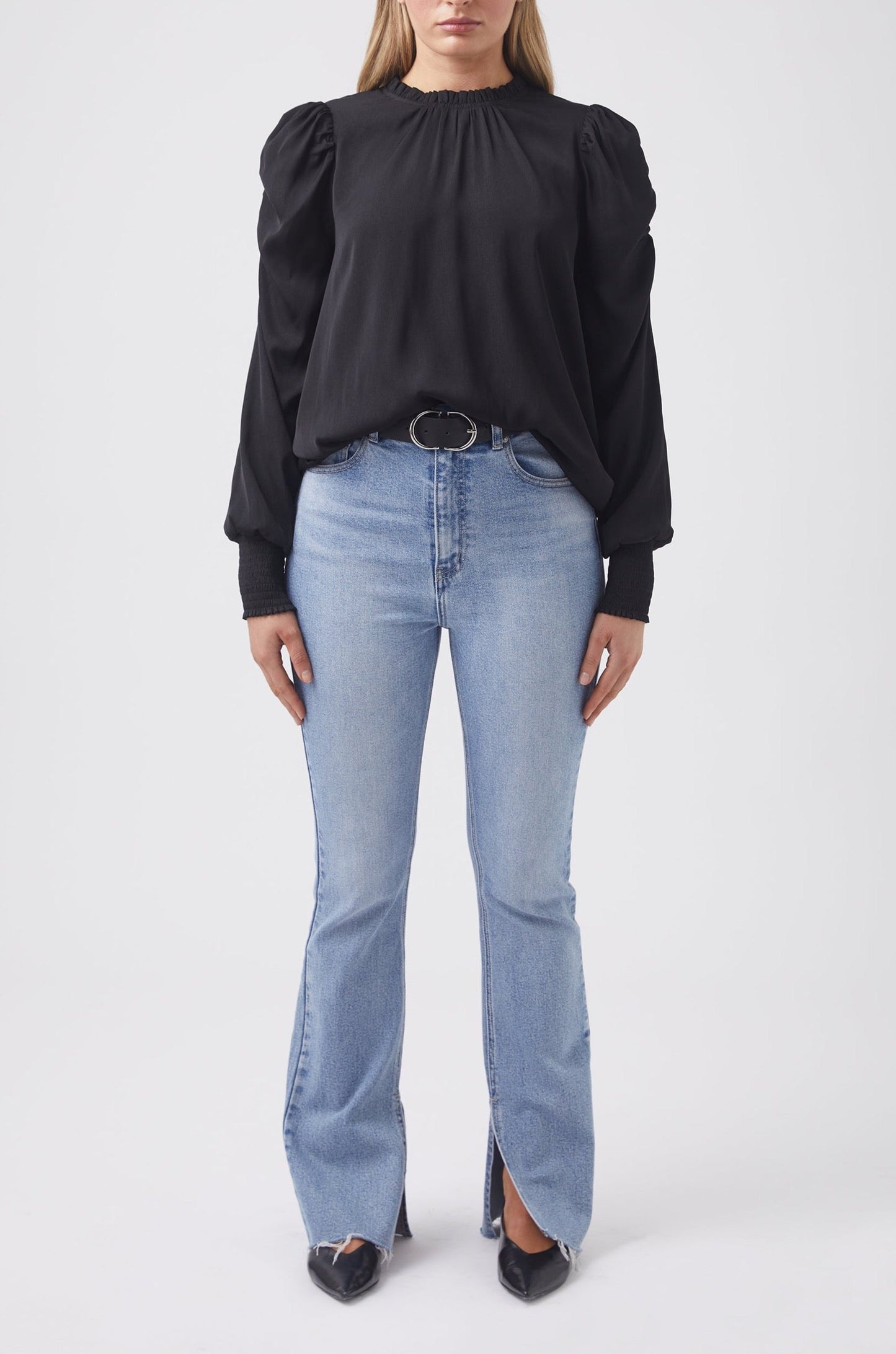 Lani Gathered Sleeve Top