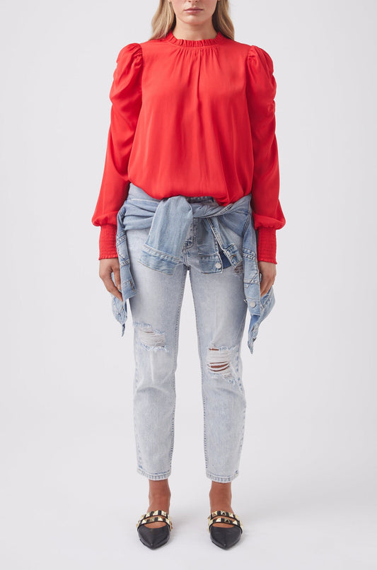 Lani Gathered Sleeve Top