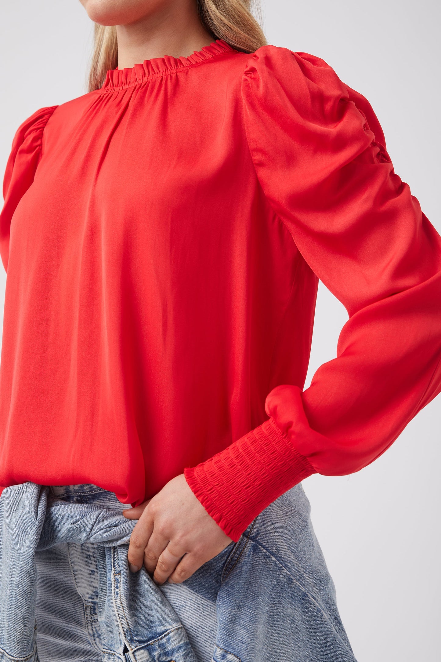 Lani Gathered Sleeve Top