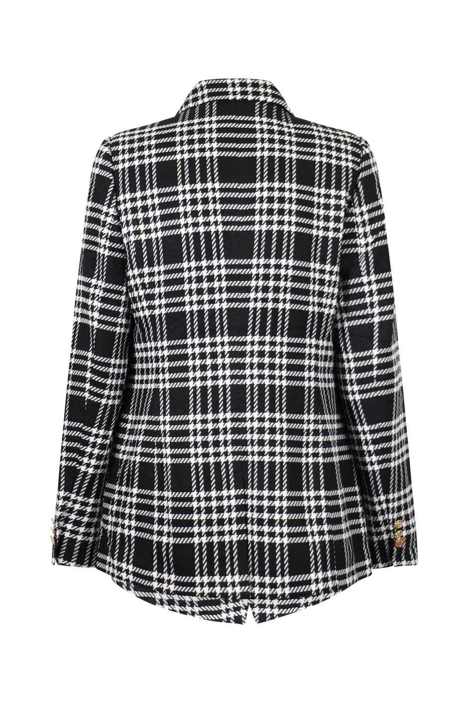 Carly Check Longline Blazer