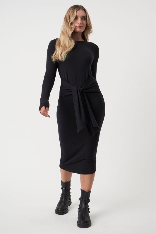 Alexia Tie Front Dress