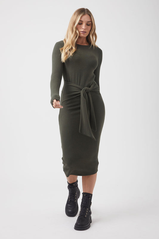 Alexia Tie Front Dress
