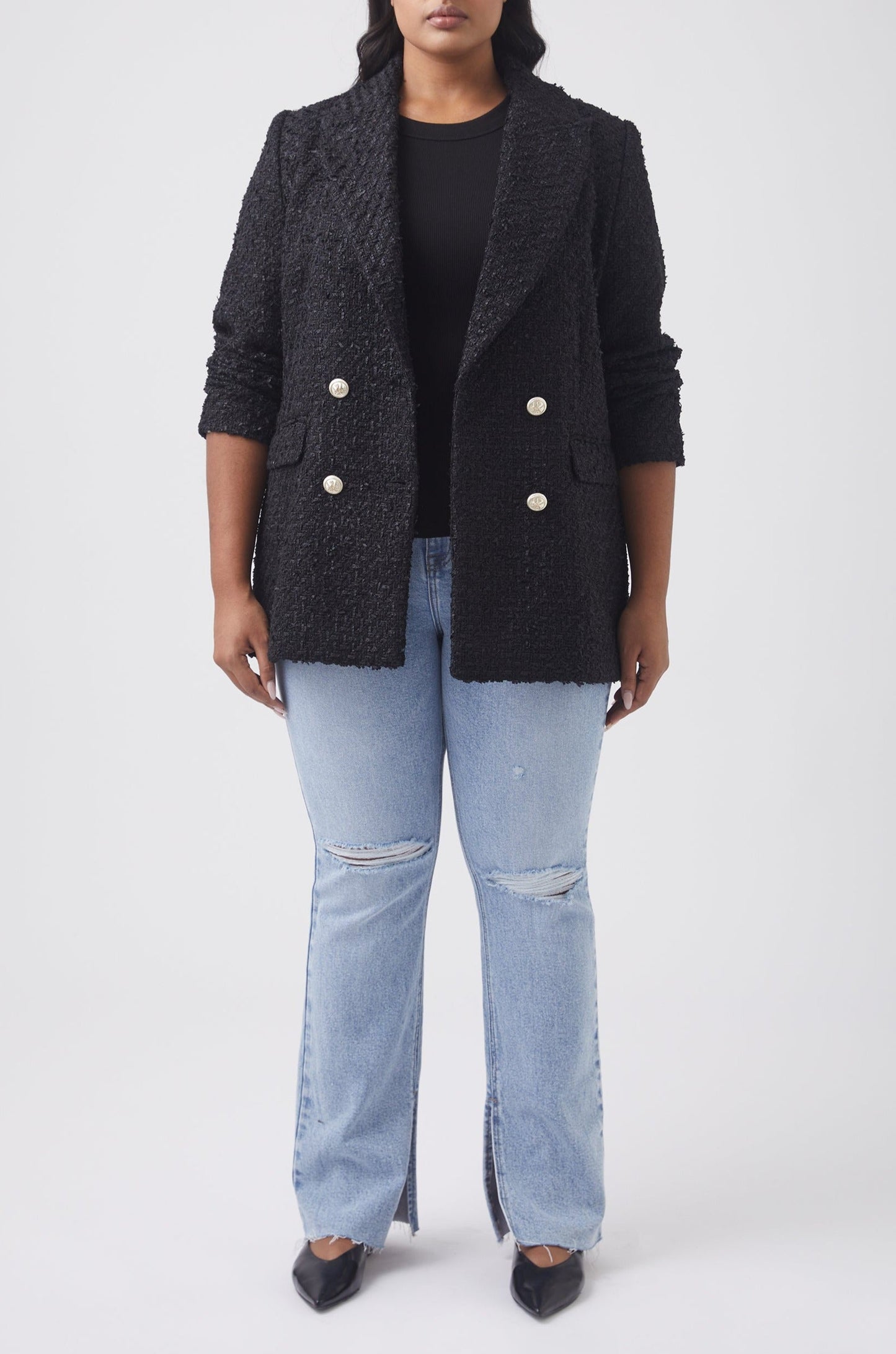 Bridgette Boucle Blazer