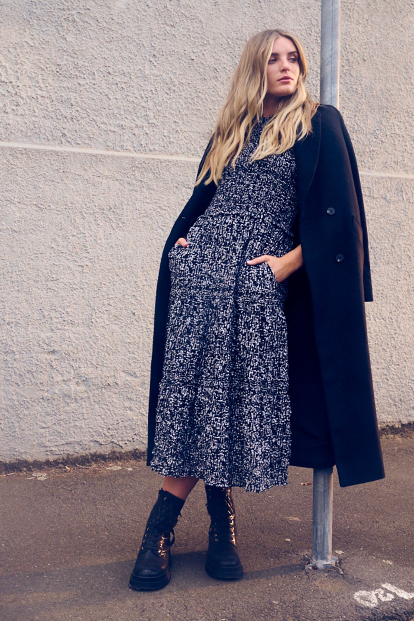 Ruby Smocked Midi Dress