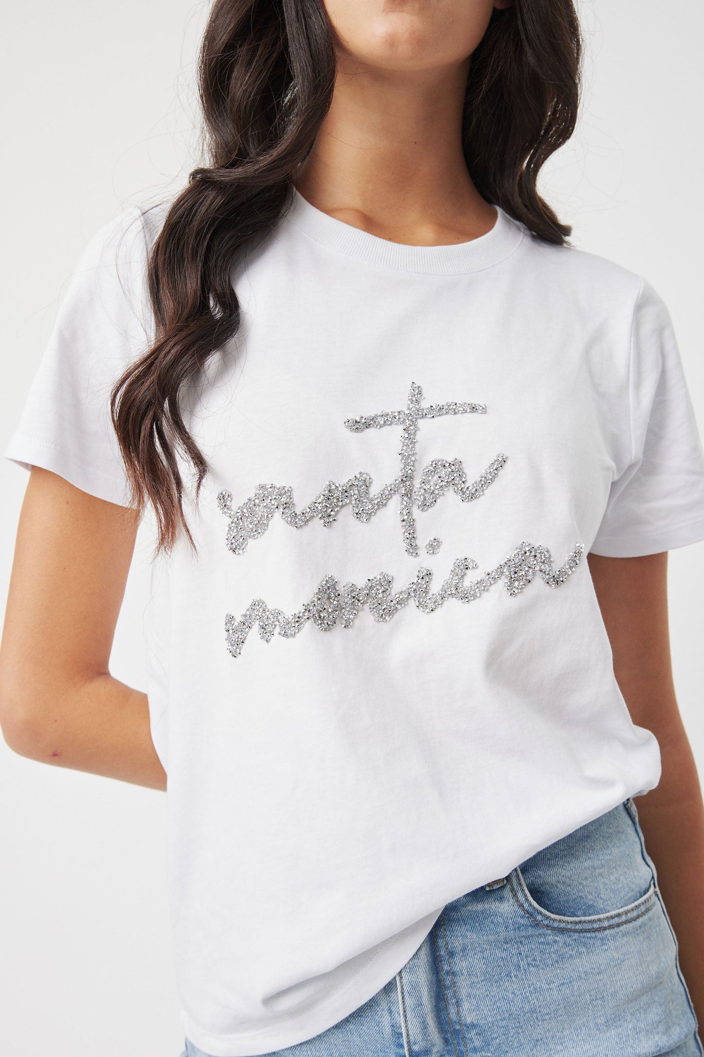 Santa Monica Embellished Tee