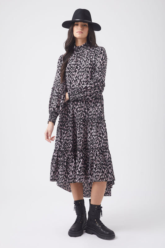 Ariana Tiered Midi Dress