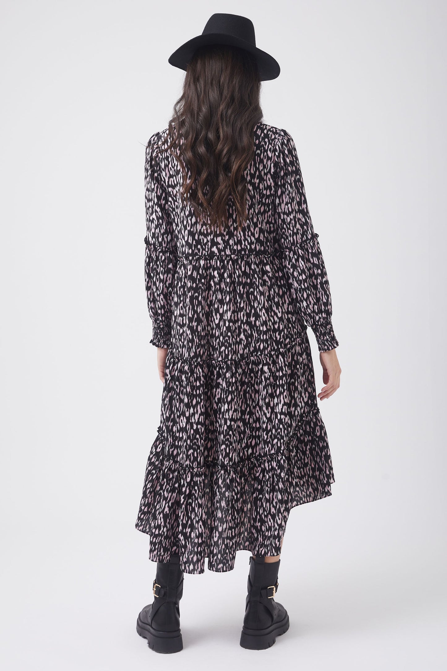 Ariana Tiered Midi Dress