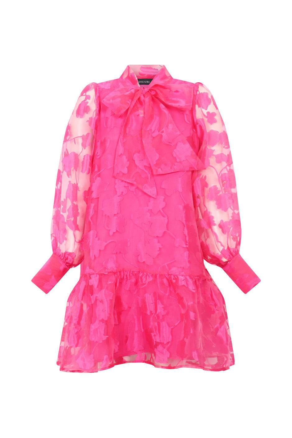 Blair Puff Sleeve Ruffle Dress