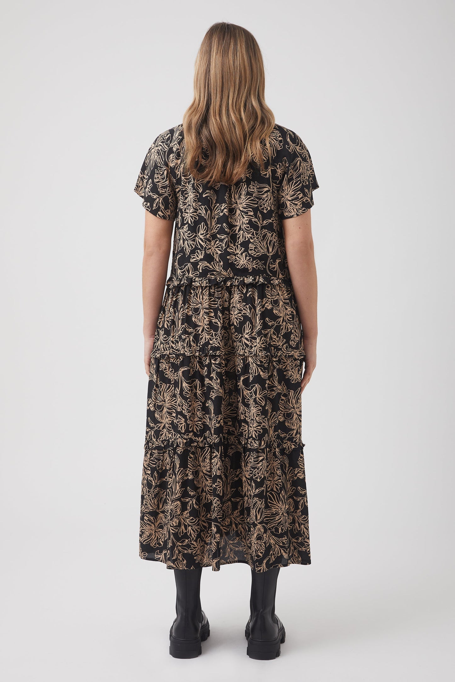 Lori Tiered Midi Dress