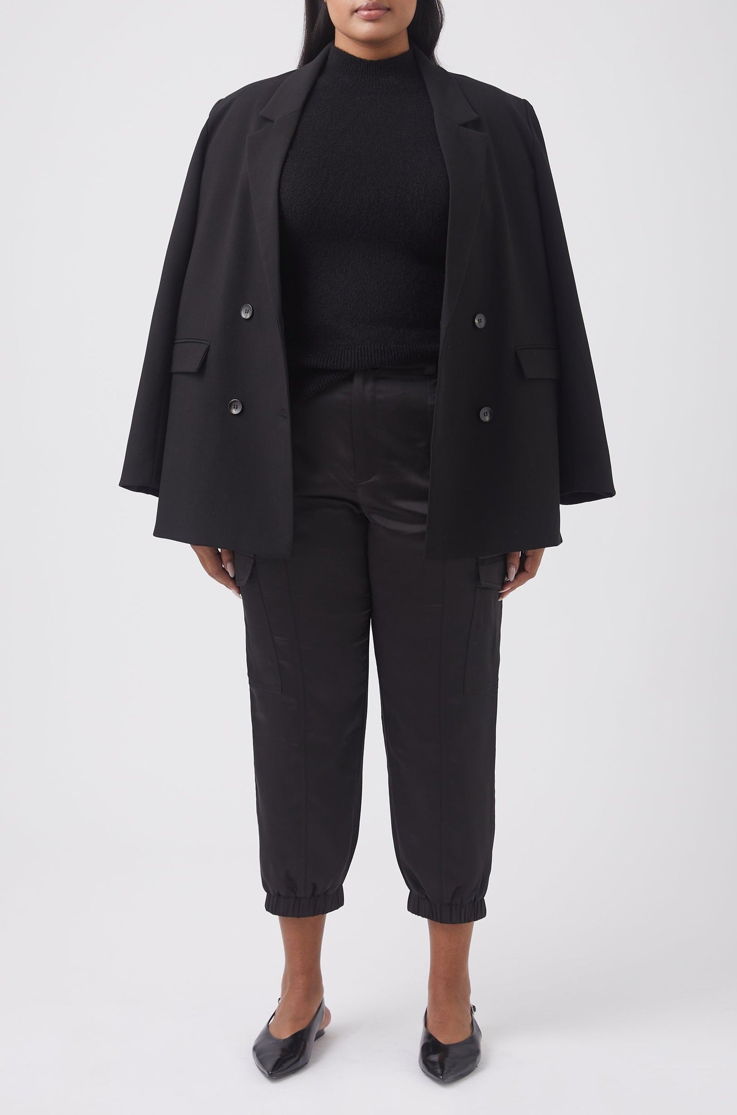 Lisa Satin Cargo Pant