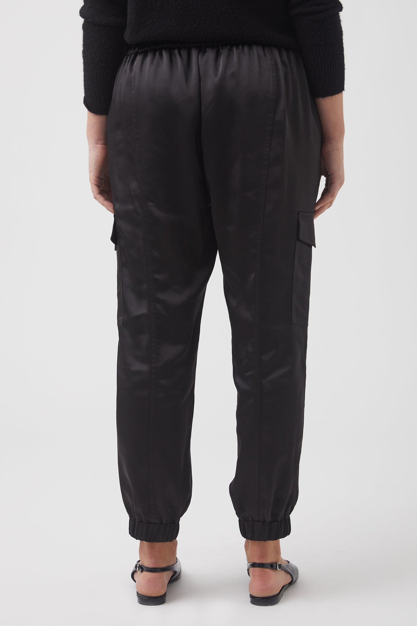 Lisa Satin Cargo Pant