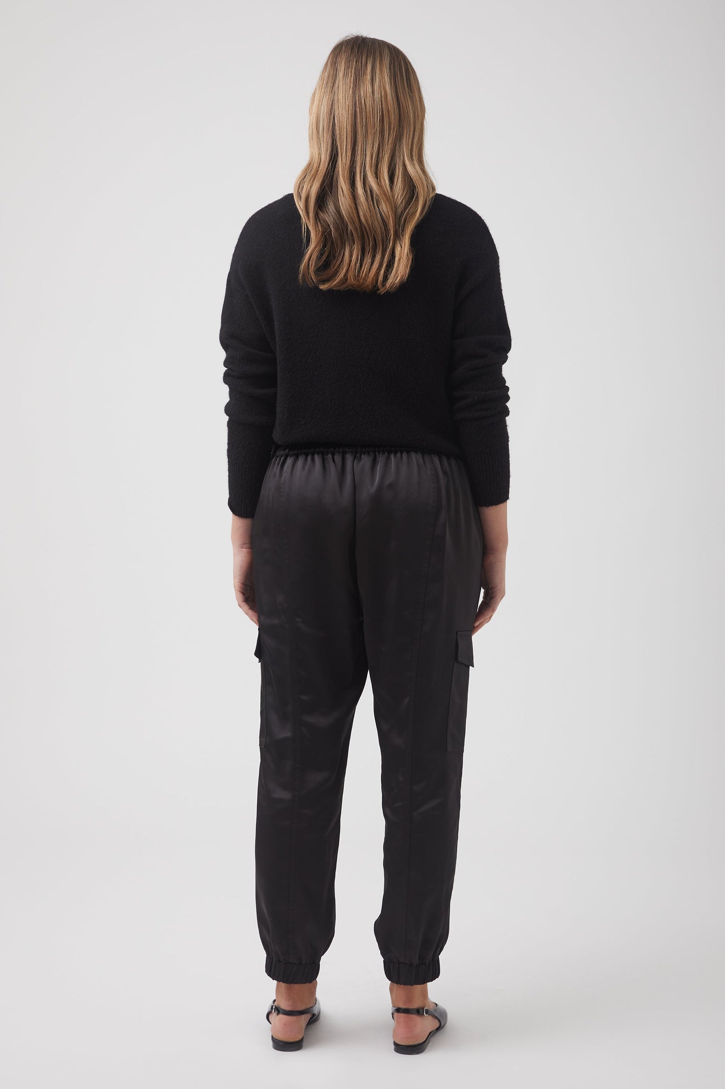 Lisa Satin Cargo Pant