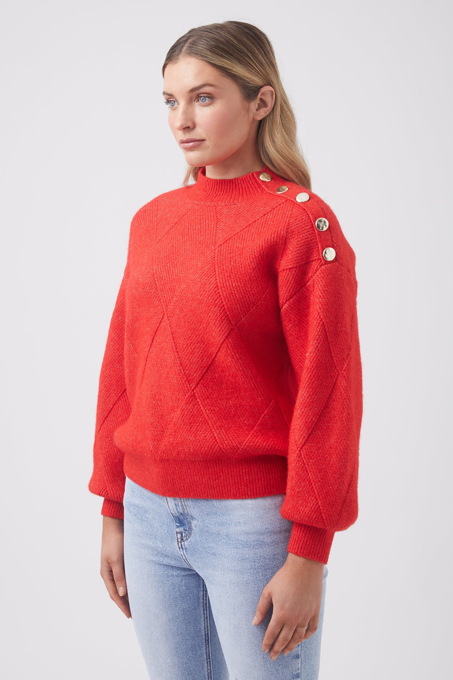 Georgina Button Detail Jumper