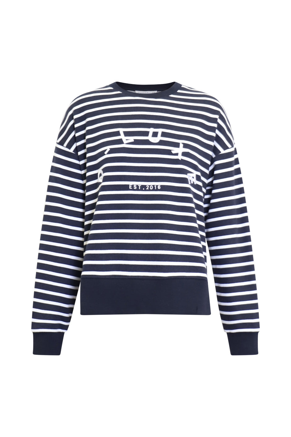 D-Luxe Embroidered Text Sweat
