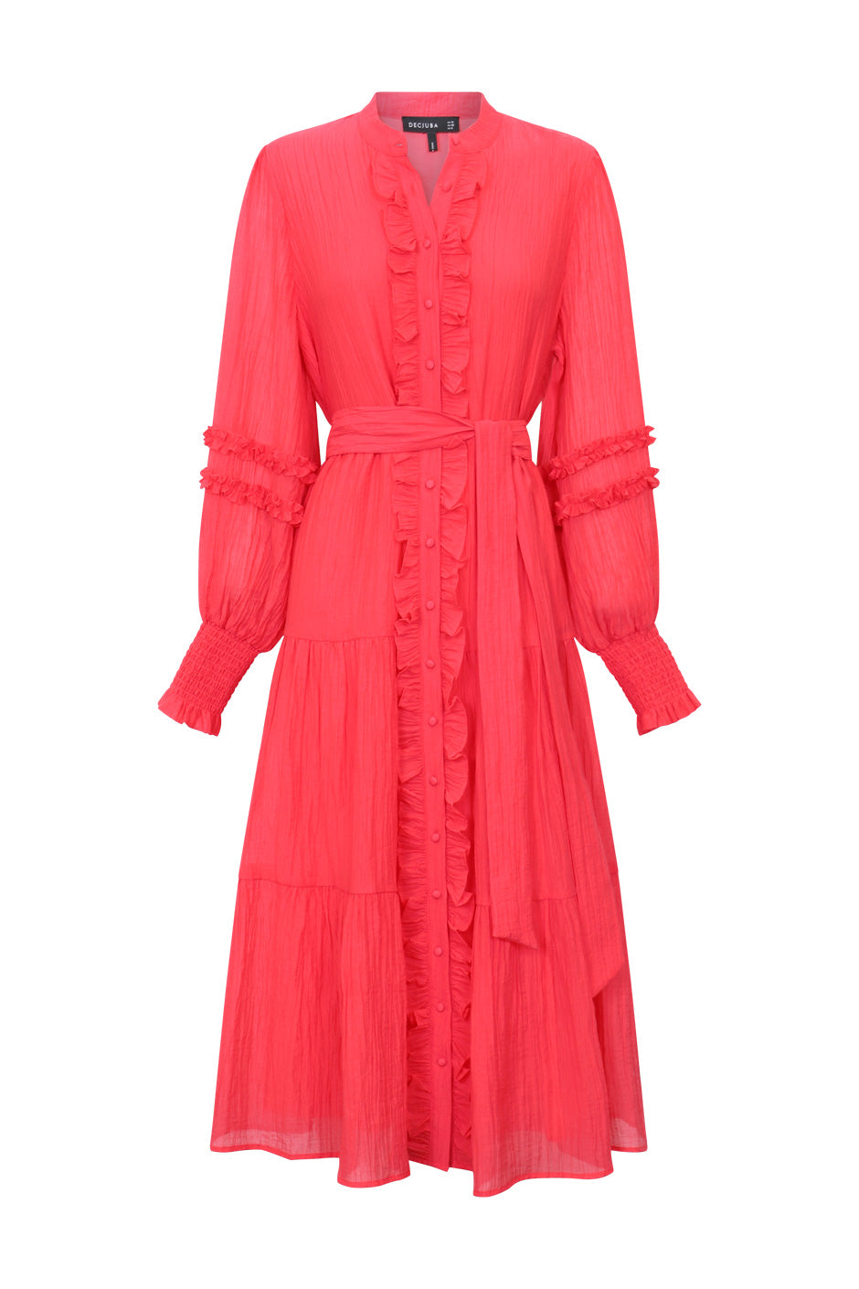 Jamie Ruffle Midi Dress