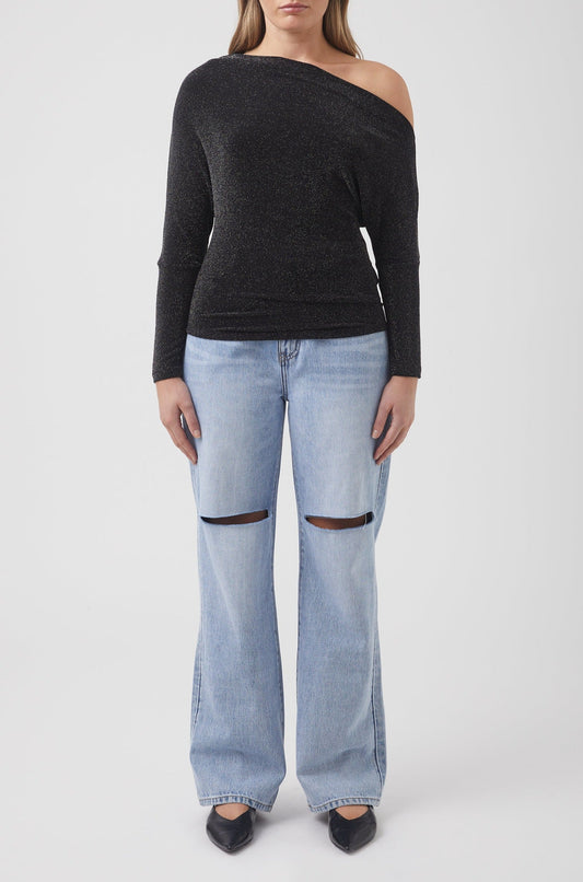 Phoebe Metallic Top