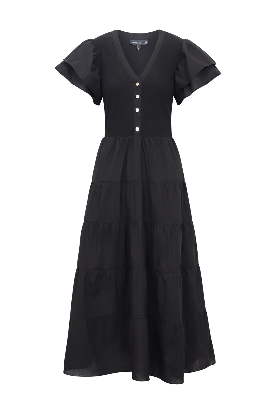 Eva Spliced Midi Dress