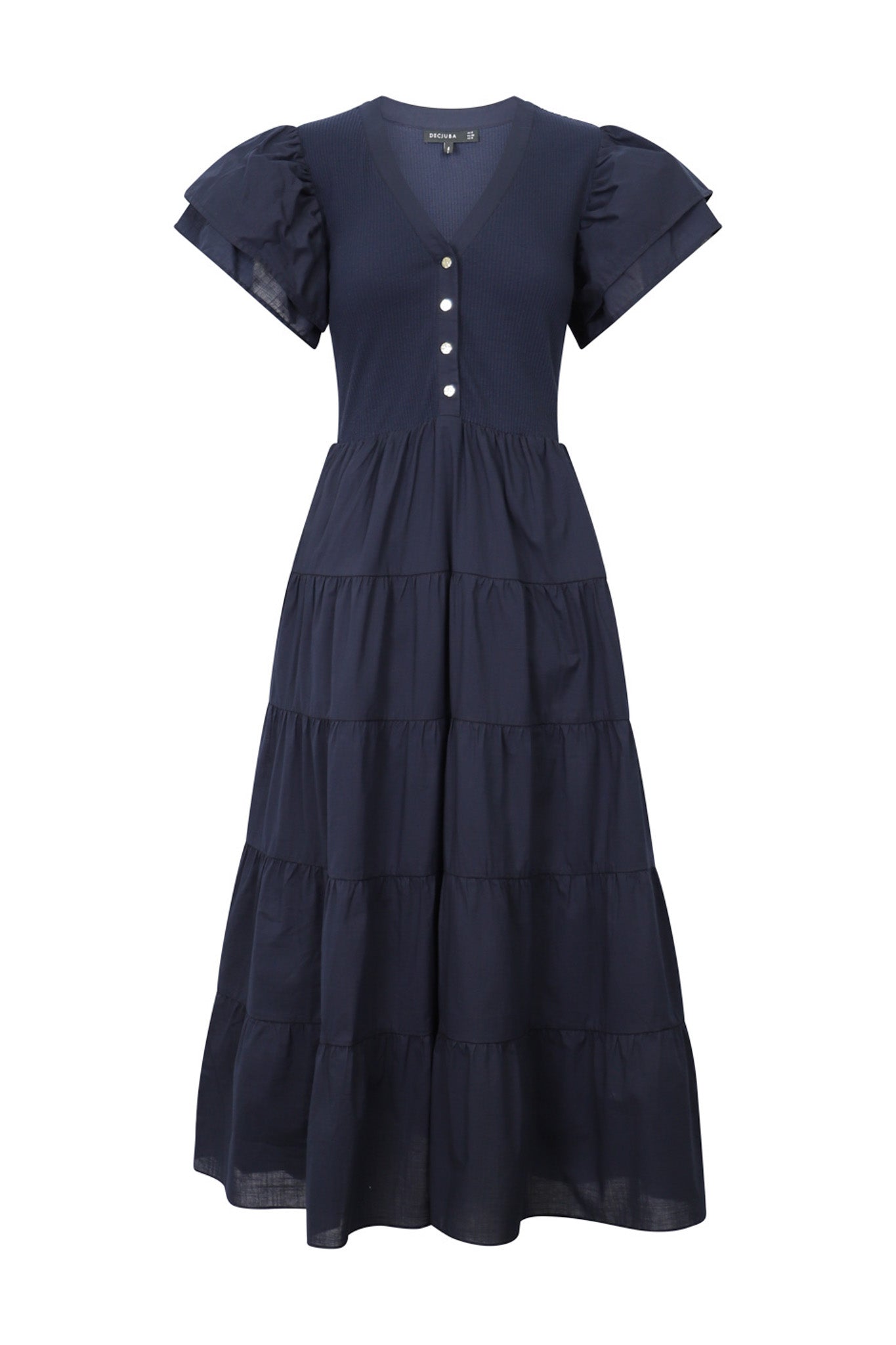 Eva Spliced Midi Dress