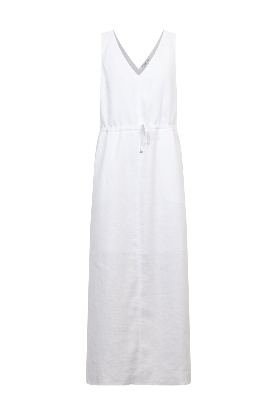 D-Luxe V Neck Linen Dress
