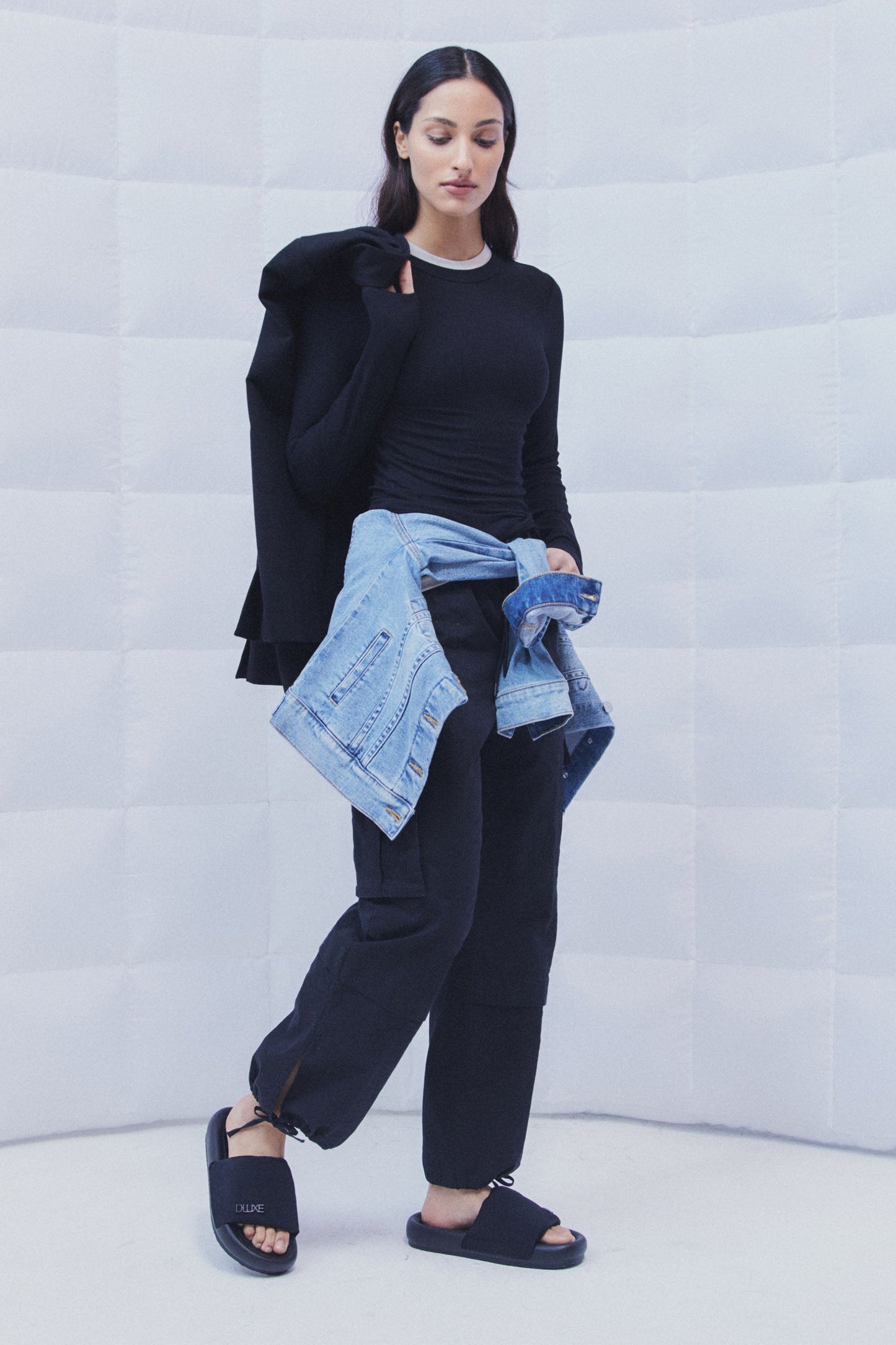 D-Luxe Bamboo Crew Neck Top