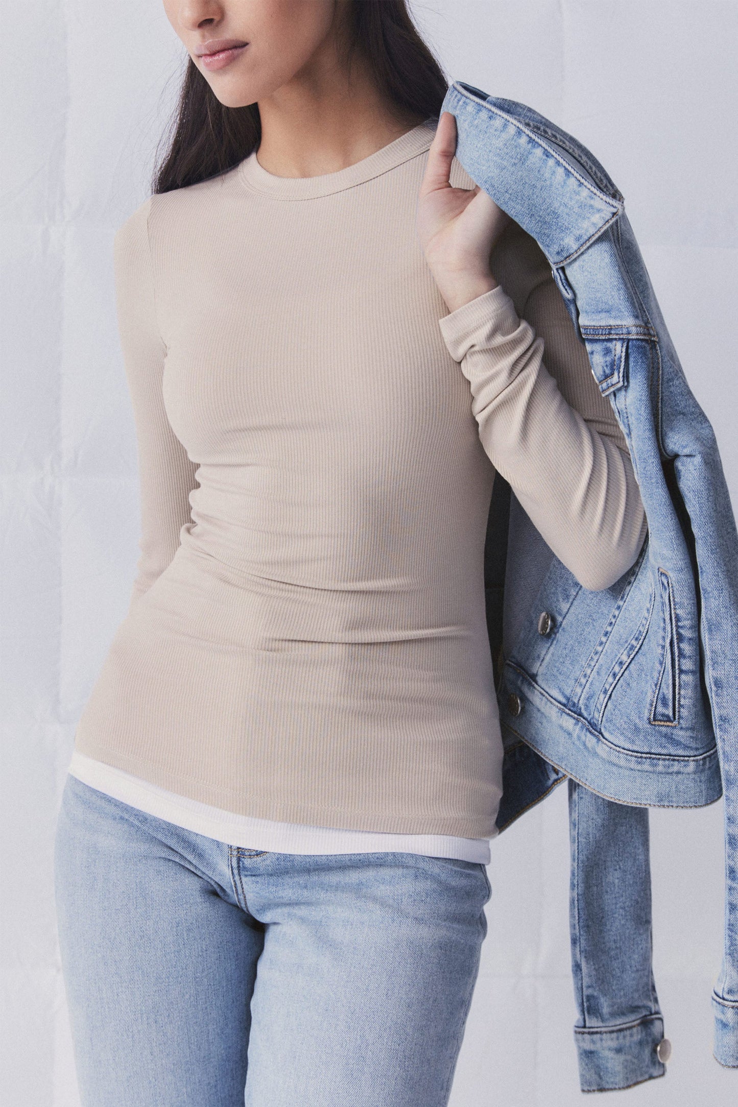 D-Luxe Bamboo Crew Neck Top