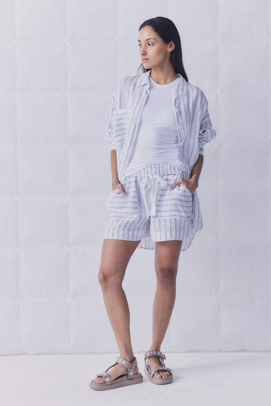 D-Luxe Pocket Linen Short