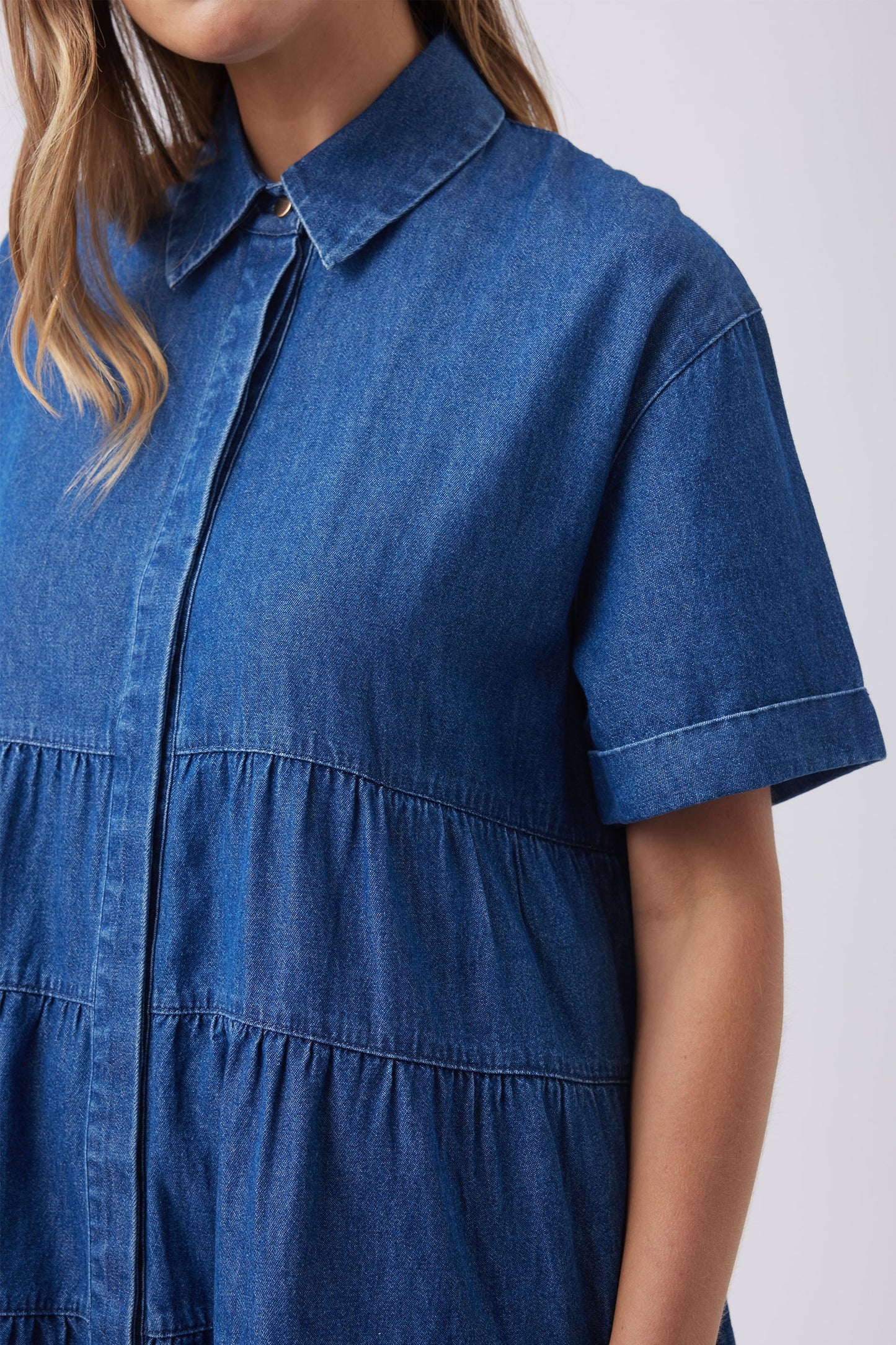 Anisa Denim Mini Dress