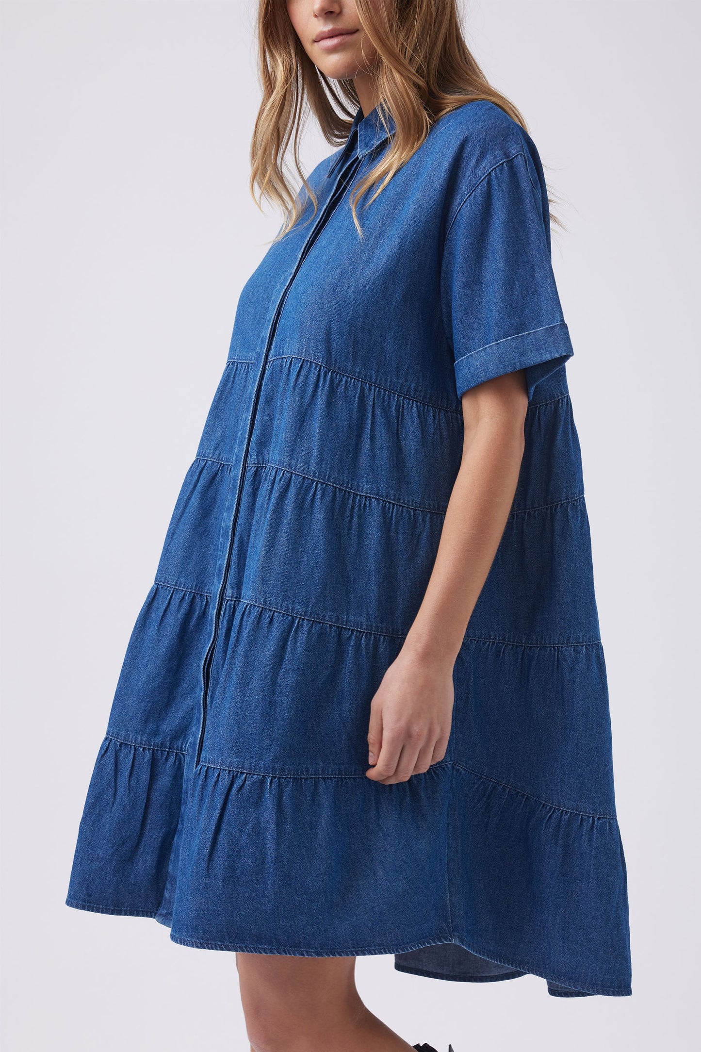 Anisa Denim Mini Dress