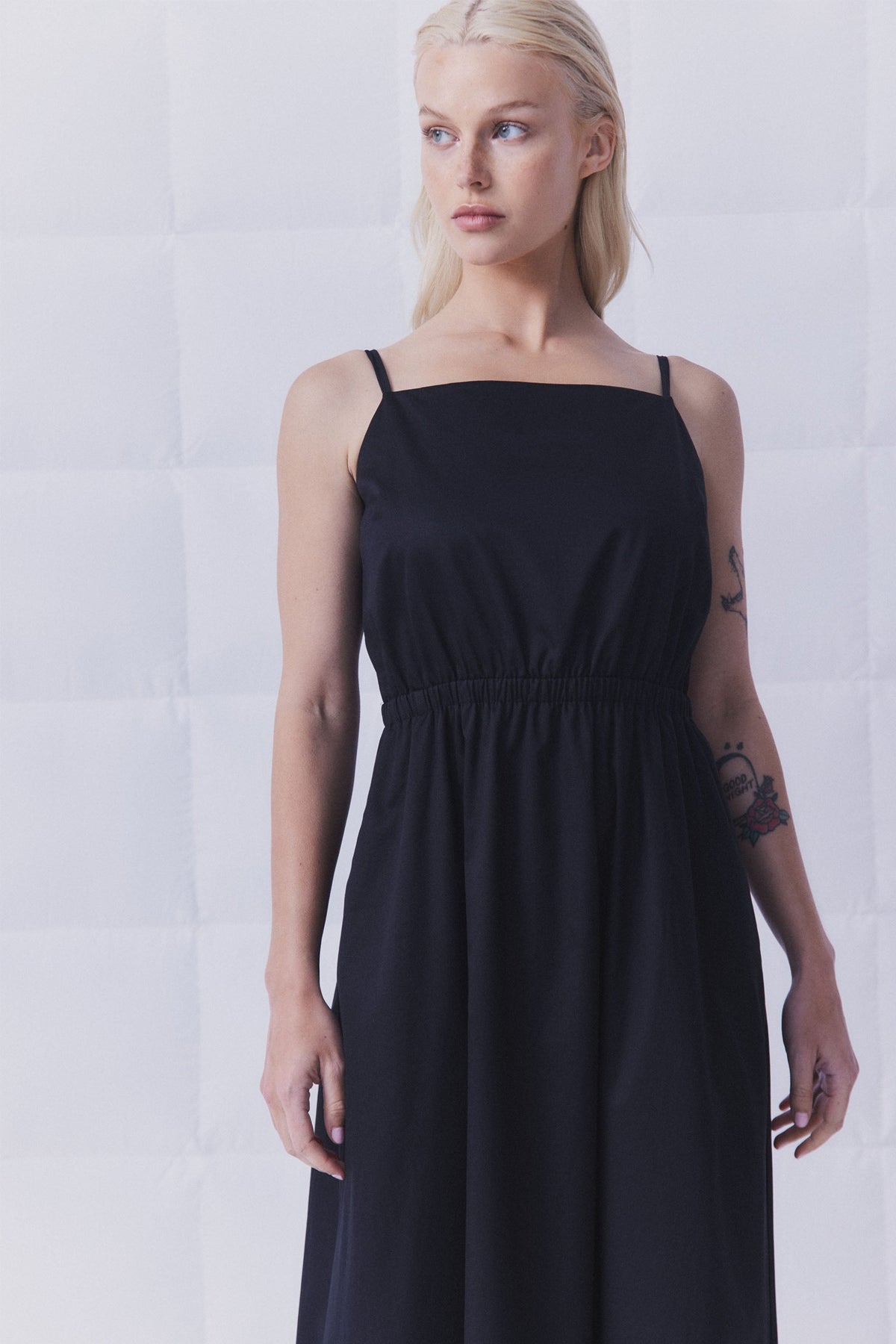 D-Luxe Poplin Midi Dress