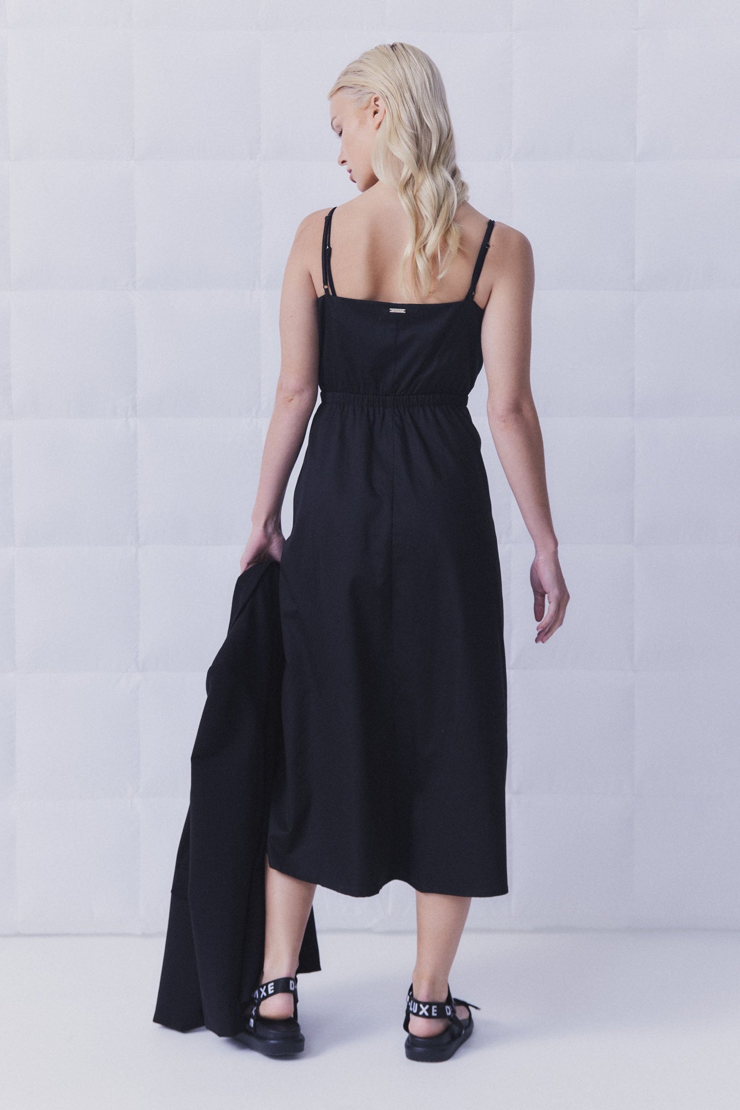 D-Luxe Poplin Midi Dress