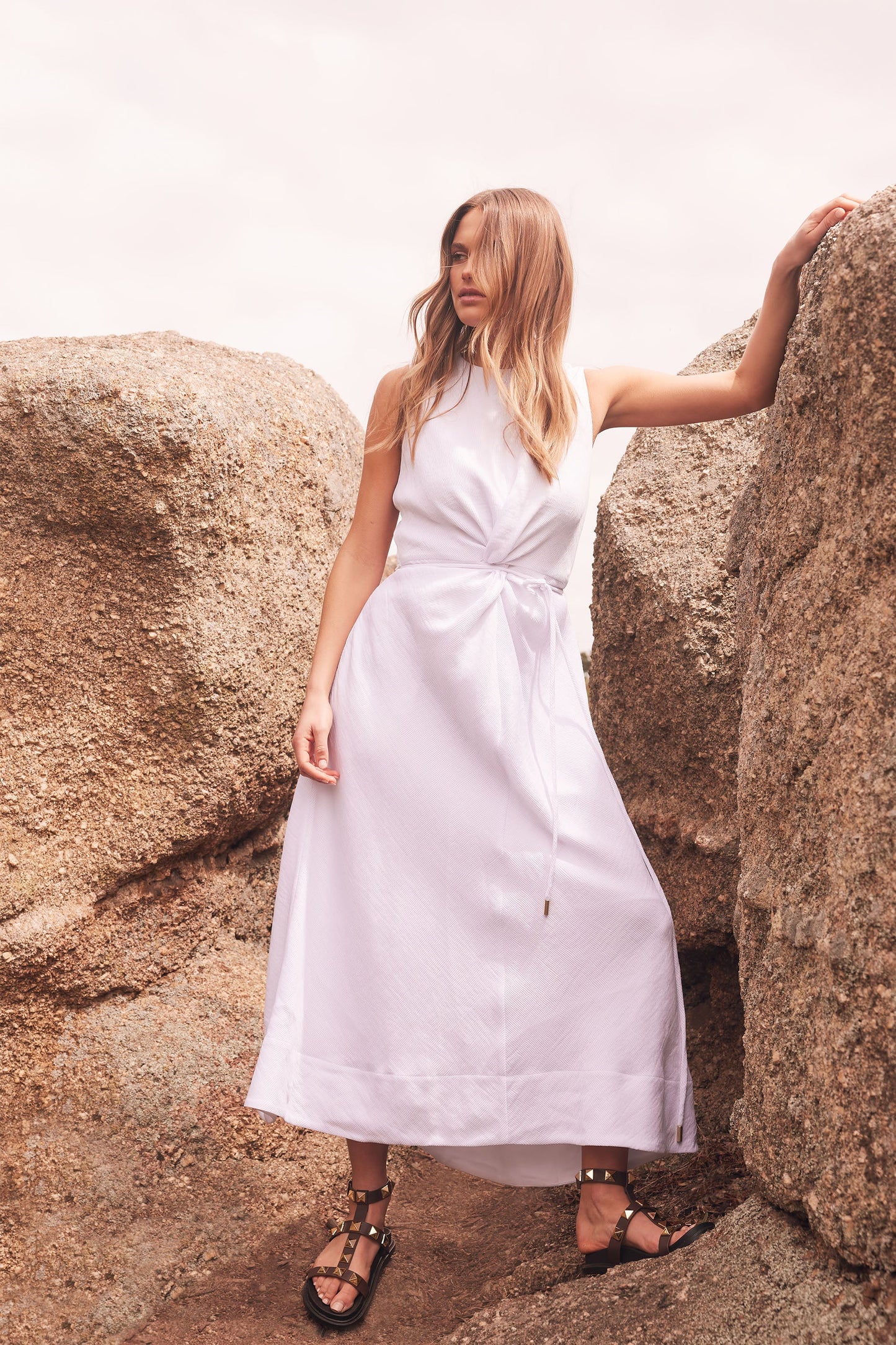 Sonia Textured Midi Dress