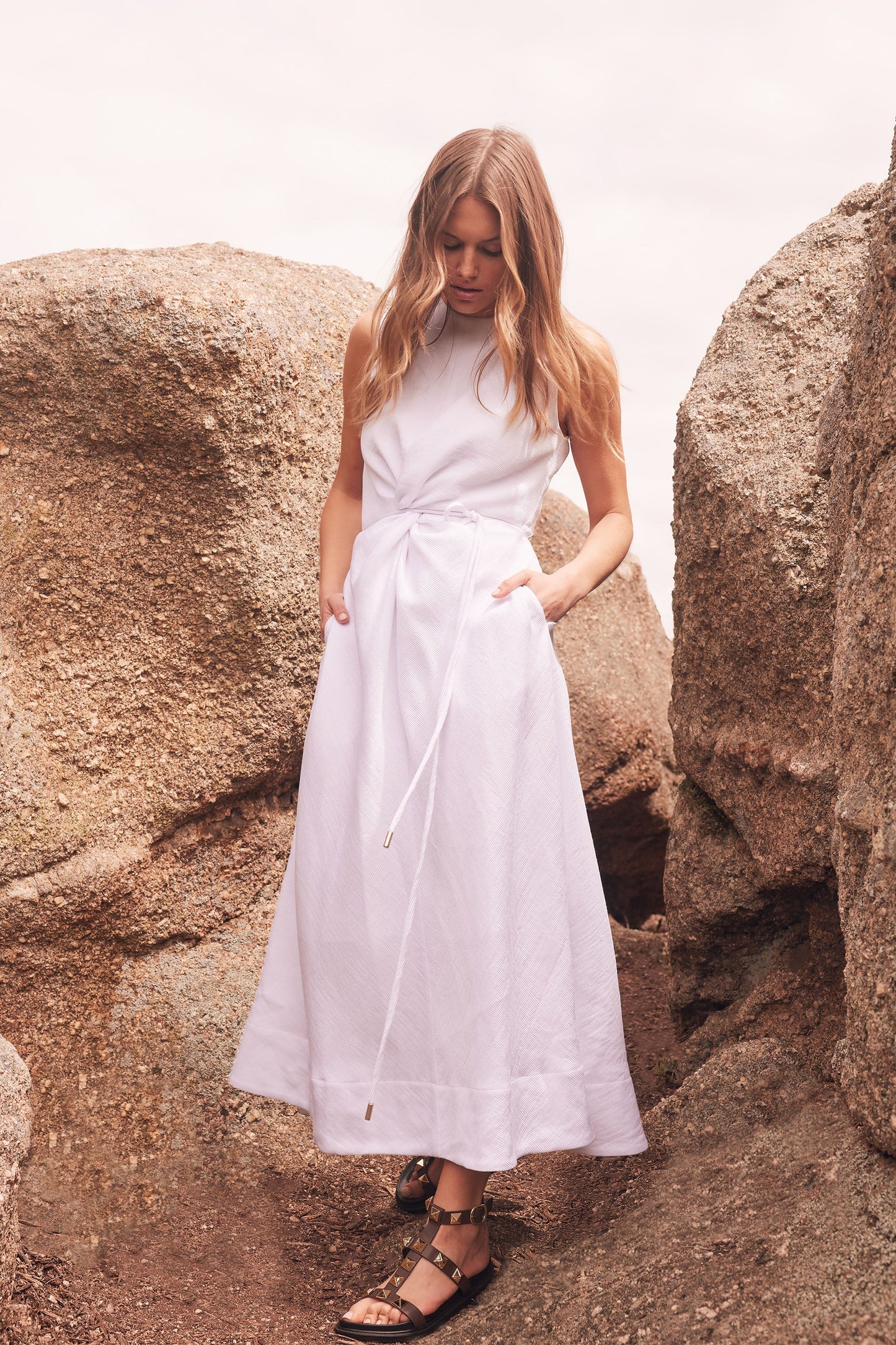 Sonia Textured Midi Dress