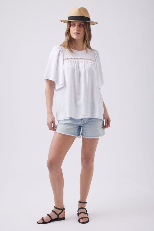 Jonti Flutter Sleeve Top