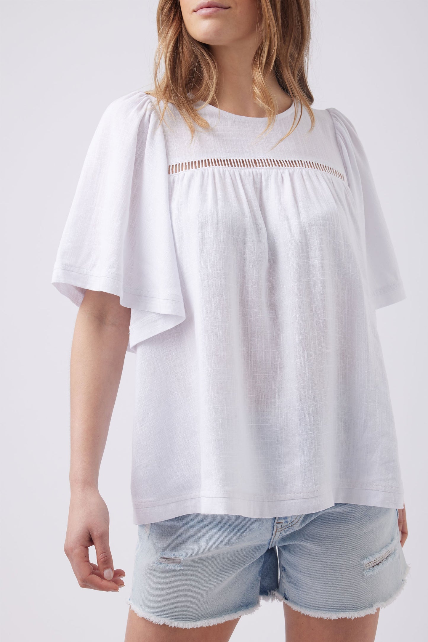 Jonti Flutter Sleeve Top