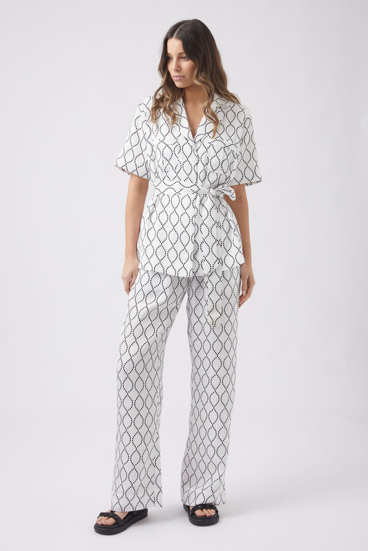 Suzie Tie Waist Shirt