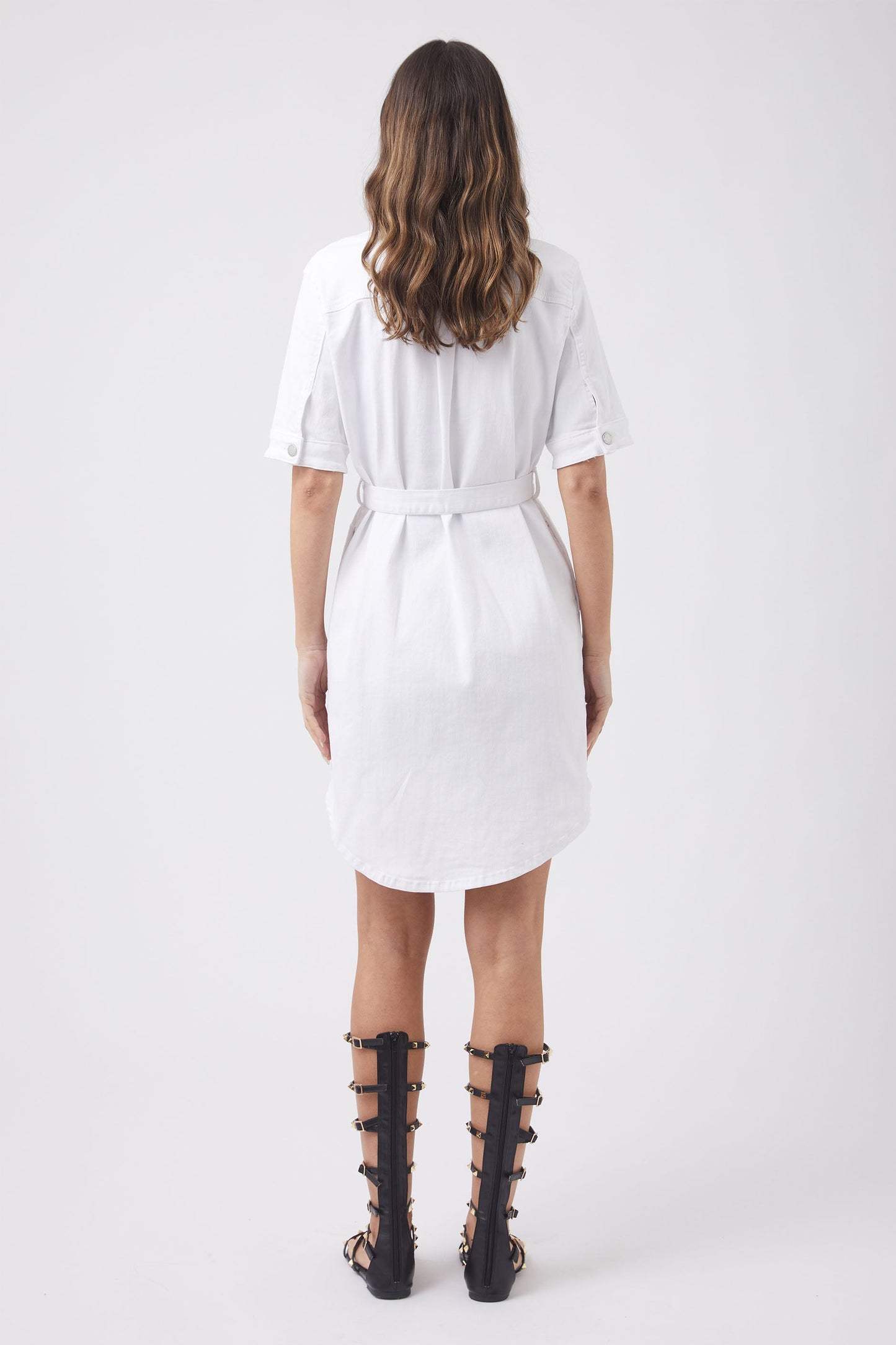 Piper Button Down Denim Dress
