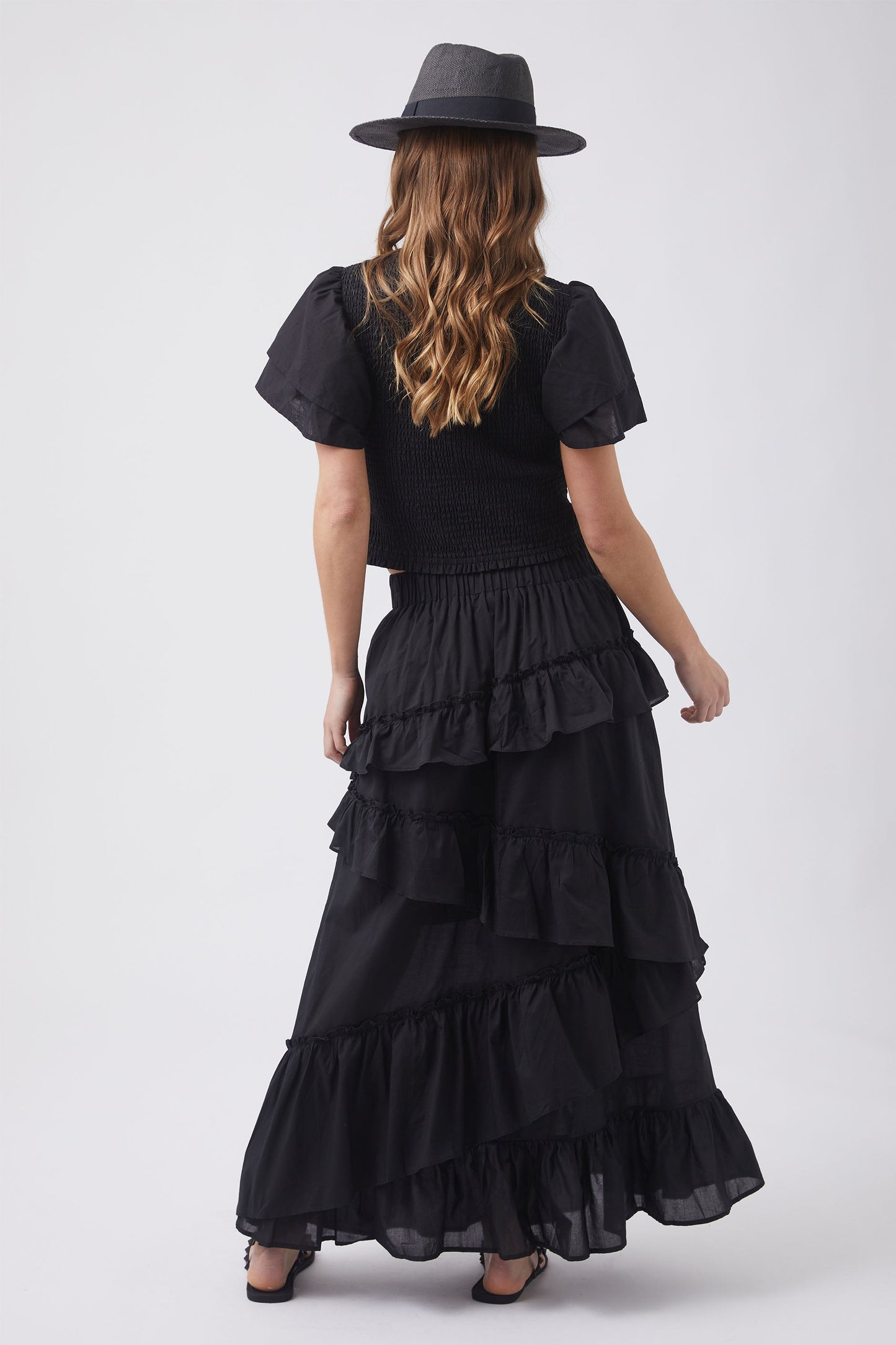 Amanda Shirred Top