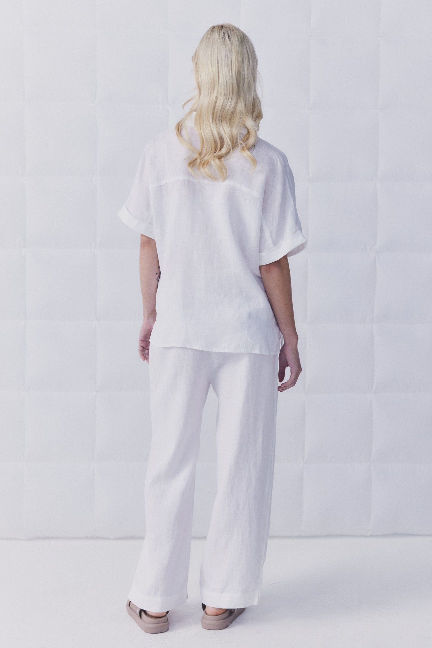 D-LUXE Pocket Linen Shirt