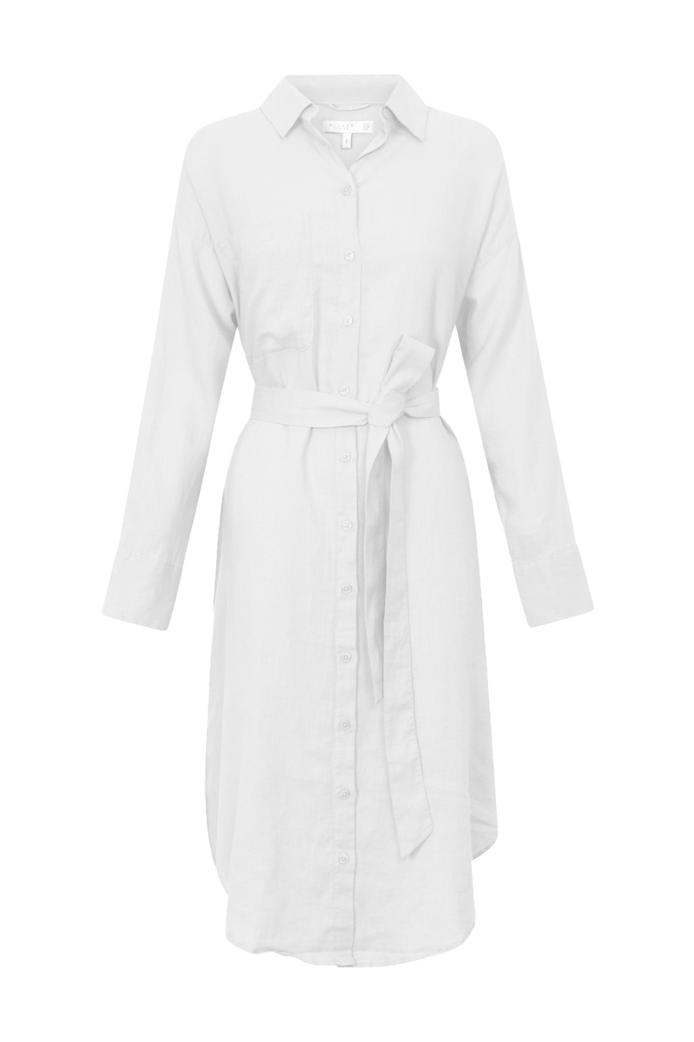 D-Luxe Patch Linen Midi Dress
