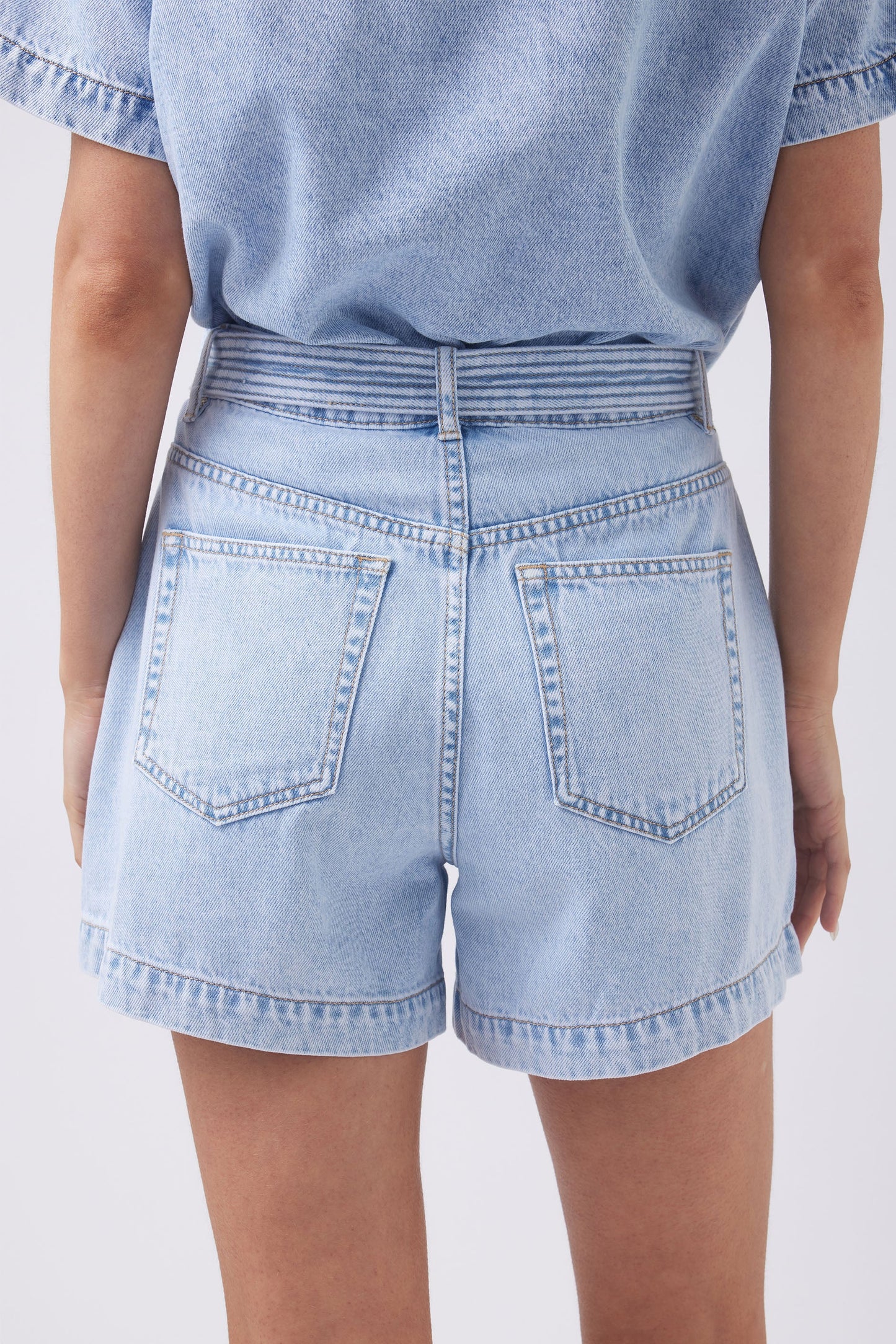 Lexi Waist Tie Denim Short