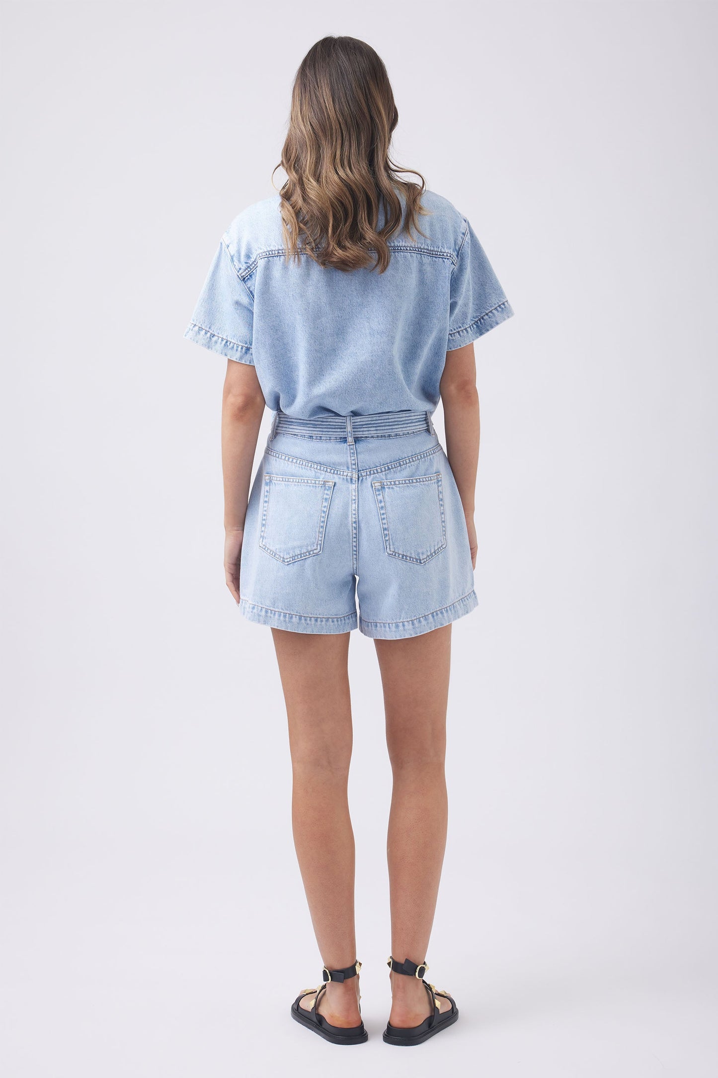 Lexi Waist Tie Denim Short
