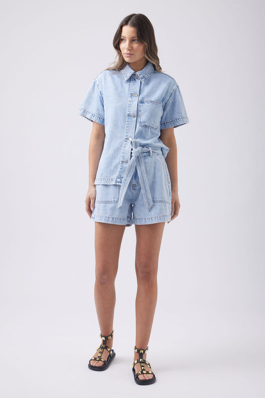 Lexi Oversized Denim Shacket